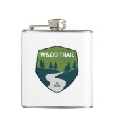 W&OD Trail Flachmann (Vorderseite)