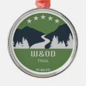 W&OD Trail Ornament Aus Metall (Vorne)