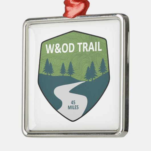 W&OD Trail Ornament Aus Metall (Links)