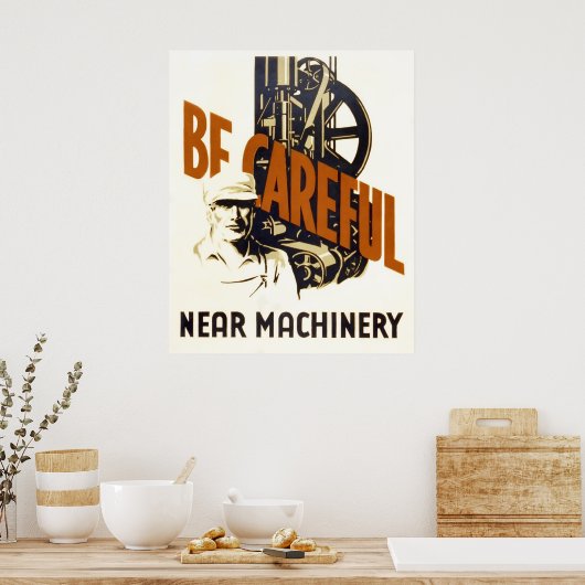 W P A WORKS PROGRESS ADMINISTRATION POSTER 1938 (Küche)