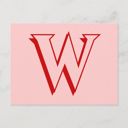 W POSTKARTE (Vorderseite)