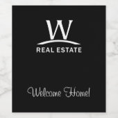 W Real Anwesen Weinetikett (Einzelnes Label)