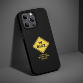 W rizz US warning sign Meme Funny Quote iPhone Hülle