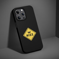 W rizz US Warnschild Meme Lustiger Spruch