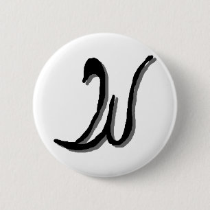W (schwarz) Taste Button