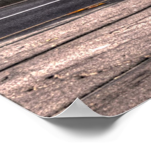 W-Straßenbahn Poster (Ecke)