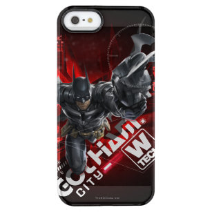 W-Tech Red Batman Graphic Durchsichtige iPhone SE/5/5s Hülle