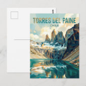 W Trek Chile Postkarte (Vorne/Hinten)