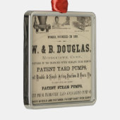 W und B Douglas Ornament Aus Metall (Rechts)