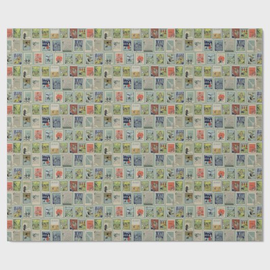 W. W. Denslow Illustrations Wonderful Wizard of Oz Geschenkpapier (Flach)