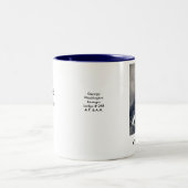 W.W.G.D.? Kaffee-Tasse Zweifarbige Tasse (Mittel)