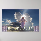 W.W.J.D. Poster, entworfen von TreasureForAllUSA.c Poster (Vorne)