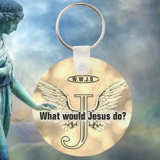 W.W.J.D Was würde Jesus tun? Schlüsselanhänger