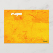 w - Wagenblitz Postkarte (Rückseite)