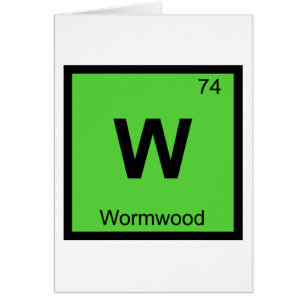 W - Wermut Chemie Periodensystem Symbol