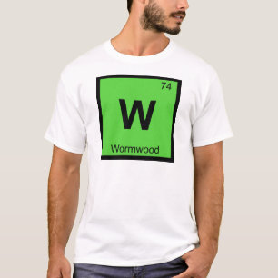 W - Wermut Chemie Periodensystemsymbol T-Shirt
