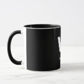 W(Whiskey) NATO Phonetischer Alphabet & Morse Code Tasse (Links)