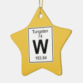 W - Wolfram Keramik Ornament (Links)