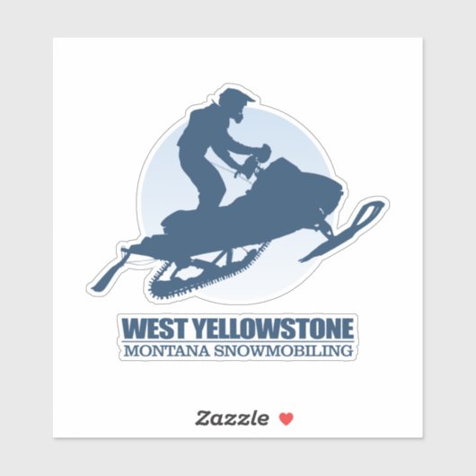W Yellowstone (SM) Aufkleber (Blatt)