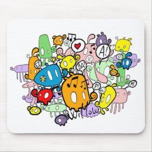 W ZAZZLE MOUSEPAD