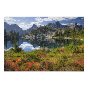 WA, Alpine Lakes Wilderness, Gem Lake, mit 2 Fotodruck