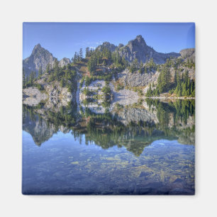 WA, Alpine Lakes Wilderness, Gem Lake, mit 2 Magnet