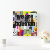 wa are bouman＃1 quadratische wanduhr (Zuhause)