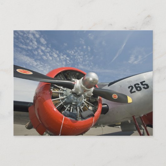 WA, Arlington, Arlington Fly-in, Zweiter Weltkrieg Postkarte (Vorderseite)