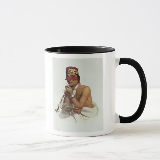 Wa-EM-Boesh-Kaa, ein Chippeway-Leiter Tasse (Rechts)