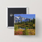 WA, Heather Meadows Freizeitgebiet, Berg 2 Button (Vorne & Hinten)