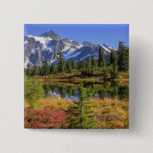 WA, Heather Meadows Freizeitgebiet, Berg 2 Button (Vorderseite)