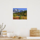WA, Heather Meadows Freizeitgebiet, Berg 2 Poster (Küche)