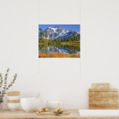 WA, Heather Meadows Freizeitzentrum, Berg. Poster (Küche)