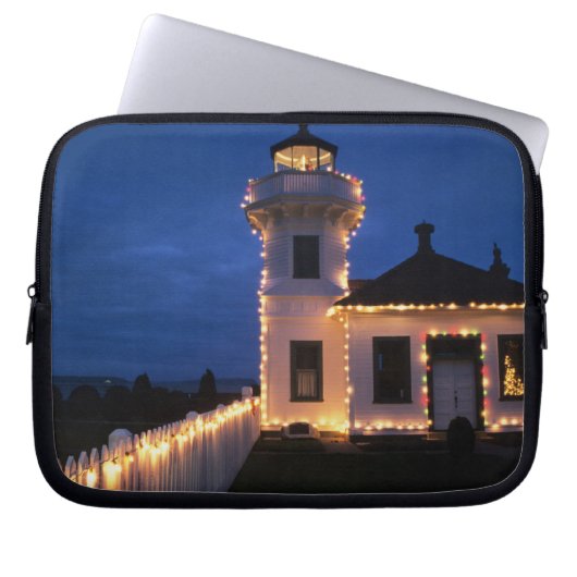 WA, Mukilteo, Mukilteo Lighthouse 2 Laptopschutzhülle (Vorderseite)