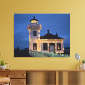 WA, Mukilteo, Mukilteo Lighthouse Leinwanddruck (Insitu (Wohnzimmer))