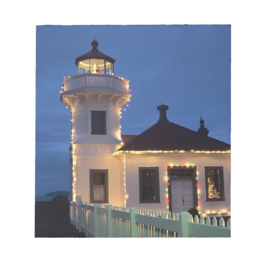 WA, Mukilteo, Mukilteo Lighthouse Notizblock (Vorderseite)