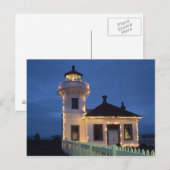 WA, Mukilteo, Mukilteo Lighthouse Postkarte (Vorne/Hinten)