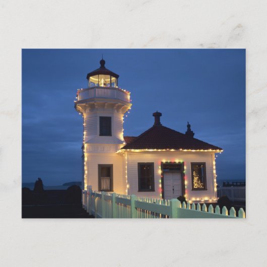WA, Mukilteo, Mukilteo Lighthouse Postkarte (Vorderseite)