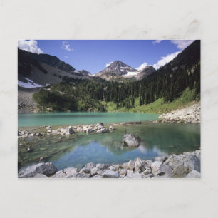 WA, Okanogan NF, Lewis Lake und Black Peak Postkarte