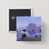 WA, Olympic National Park, Second Beach, Button (Vorne & Hinten)
