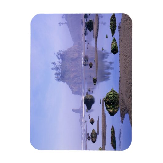 WA, Olympic National Park, Second Beach, Magnet (Vertikal)