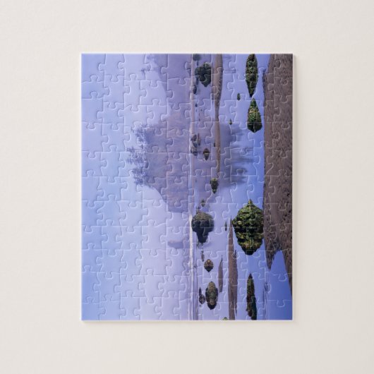 WA, Olympic National Park, Second Beach, Puzzle (Vertikal)