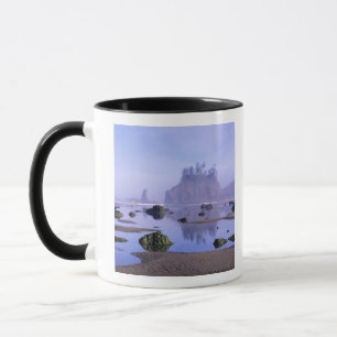 WA, Olympic National Park, Second Beach, Tasse