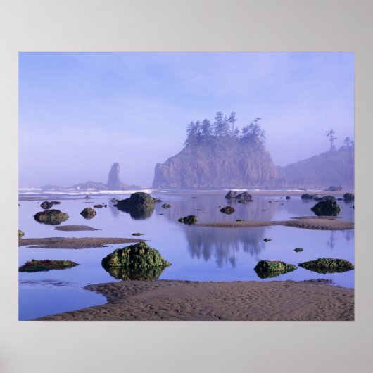 WA, Olympic-Nationalpark, Second Beach, Poster (Vorne)