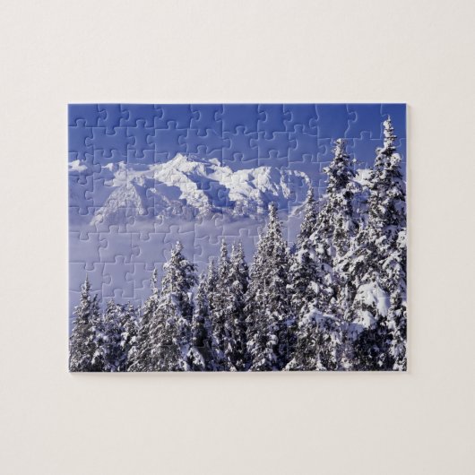 WA, Olympic NP, Olympic Mountain Range, Sicht Puzzle (Horizontal)
