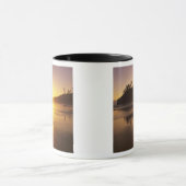 WA, Olympic NP, Second Beach bei Sonnenuntergang Tasse (Zentrum)