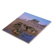 WA, Olympic NP, Second Beach mit Tidepools und Fliese (Seite)