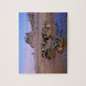 WA, Olympic NP, Second Beach mit Tidepools und Puzzle (Vertikal)