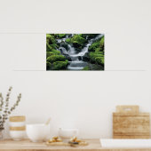 WA, Olympic NP, Sol Duc Valley, Fluss mit Poster (Küche)