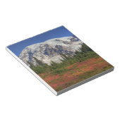 WA, Rainier National Park, Paradise Valley Notizblock (angewinkelt)